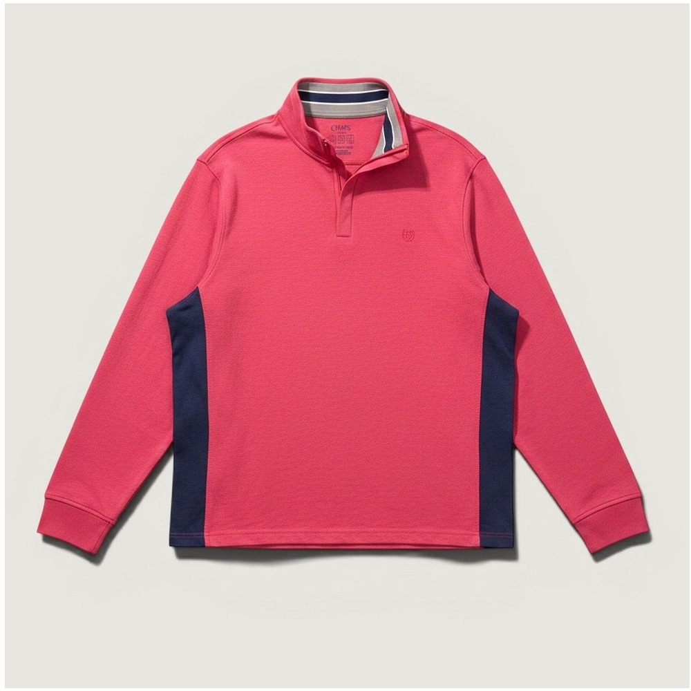 CHAPS Ralph Lauren Men's Lightweight 1/4-Zip 2-Tone Colorway, XXL